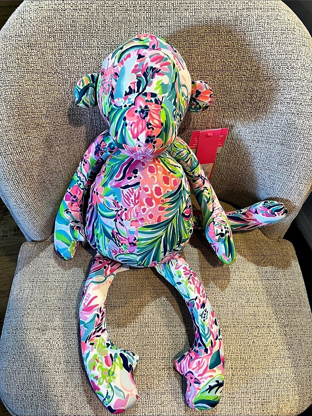Lilly Pulitzer Johnny B Monkey Plush NWT